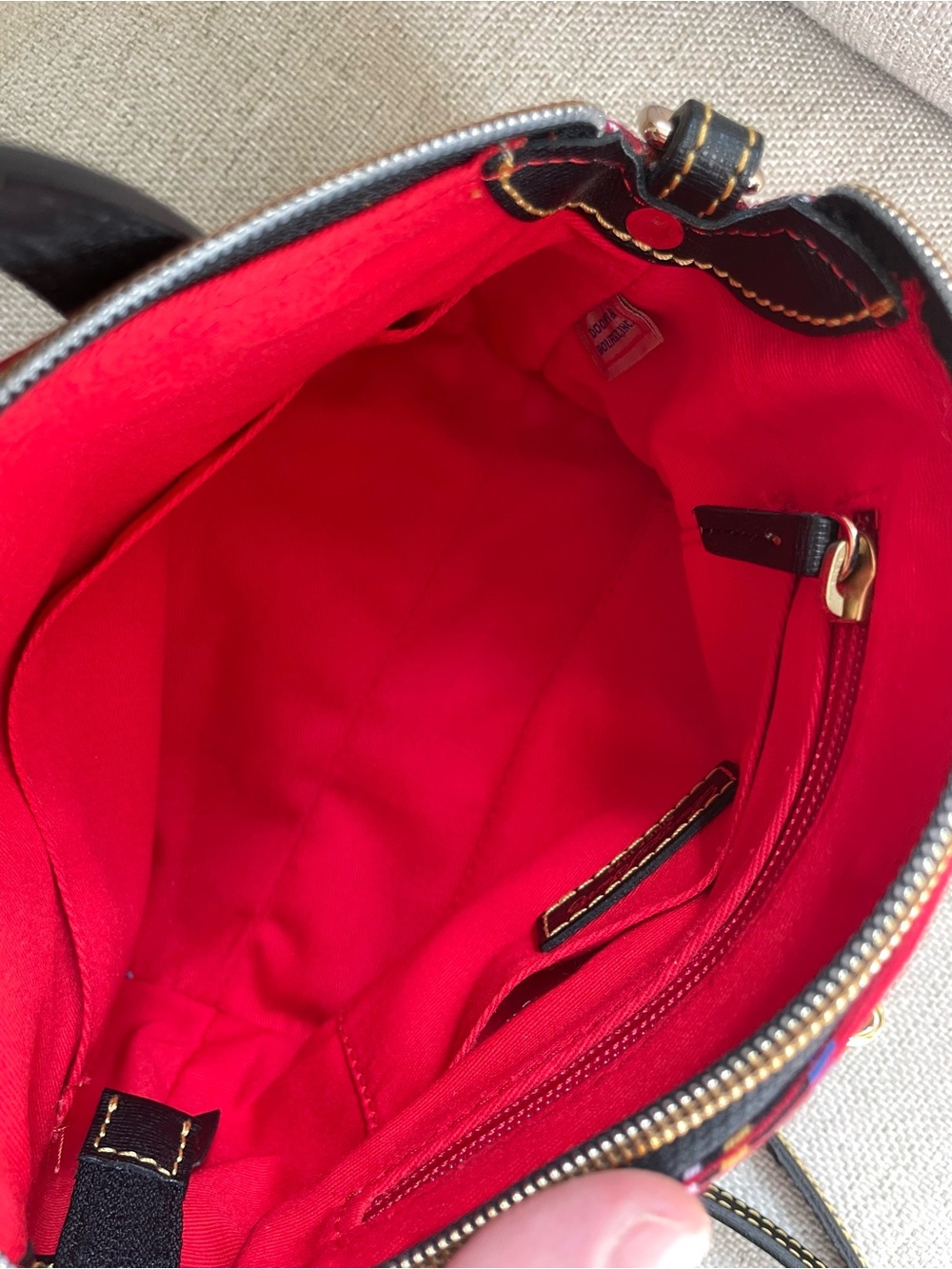 DOONEY & BOURKE Ruby Bag Crossbody Tartan Plaid EUC - Picture 5 of 8